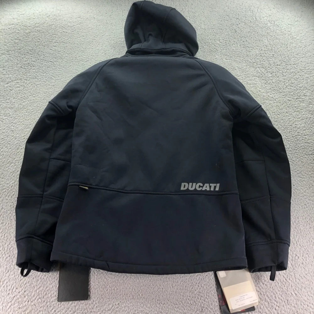 Ducati Motorcycle Jacket Mens Medium Black Downtown C2 Technical Sweatshirt